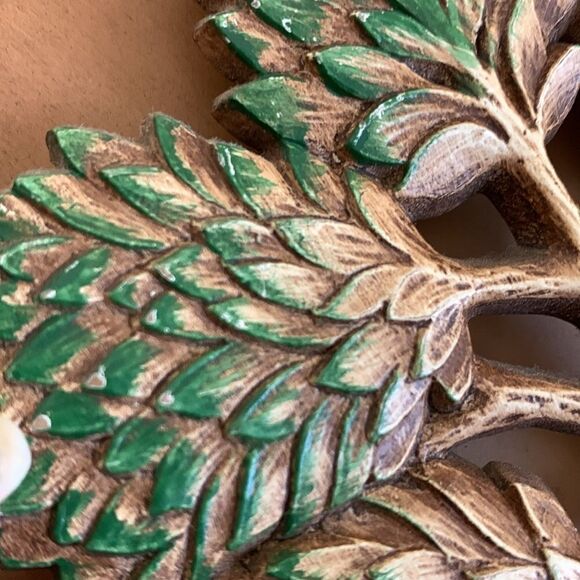 Vintage Syracuse Ornamental Co 4 Season Tree Wall Art Faux Wood Mid Century - Picture 5 of 17